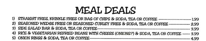 Meal Deals