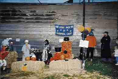 The Cauldron Toss - plastic bats into cauldrons - is an annual favorite!