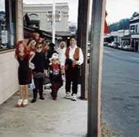 Trick or Treating in the historic downtown Mariposa