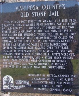 Old Jail Sign